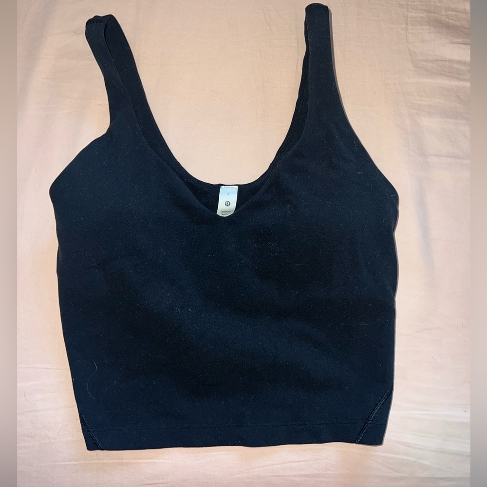 LULULEMON Black Align Tank Top Size 4